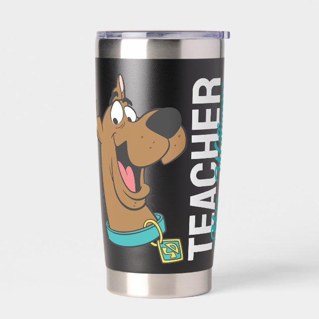 Personalized | Scooby-Doo Happy Face Teacher Insulated Tumbler (Left)