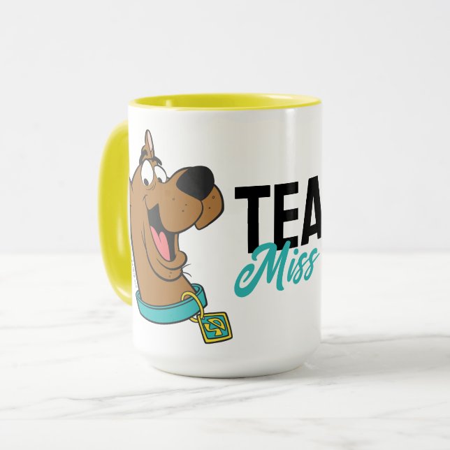Personalized | Scooby-Doo Happy Face Teacher Mug (Front Left)