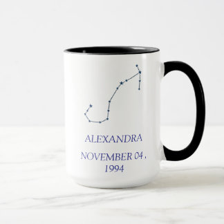Personalized Scorpio Constellation Mug - Custom St