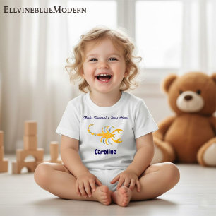 Personalized Scorpio “Master Illusionist” Toddler Baby T-Shirt