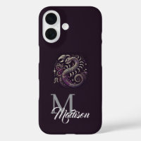 Personalized Scorpio Zodiac iPhone Case