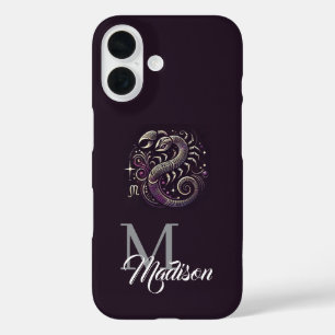 Personalized Scorpio Zodiac iPhone Case