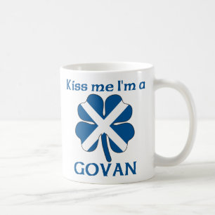 Personalized Scottish Kiss Me I'm Govan Coffee Mug