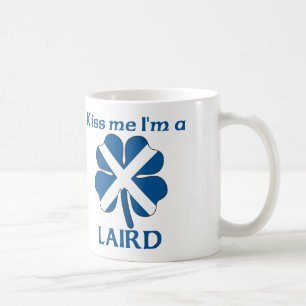 Personalized Scottish Kiss Me I'm Laird Coffee Mug