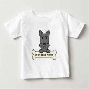 Personalized Scottish Terrier Baby T-Shirt
