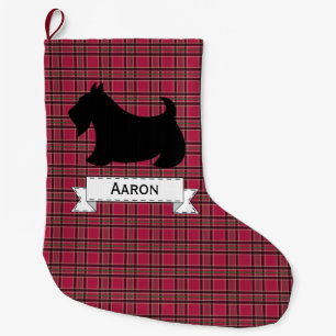 Personalized Scottish Terrier Christmas Stocking