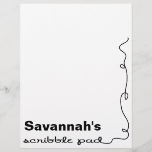 Personalized Scribble Pad