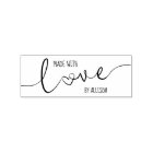 Personalized Script Lettering Made With Love