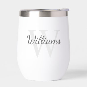 Personalized Script Monogram and Name