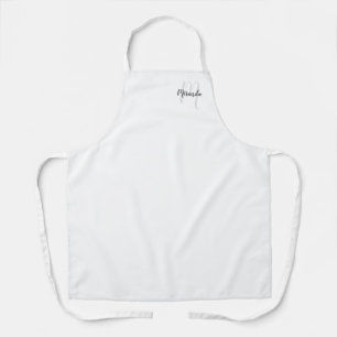 Personalized Script Monogram and Name Apron