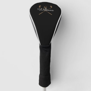 Personalized Script Name Golf Clubs Head Cover
