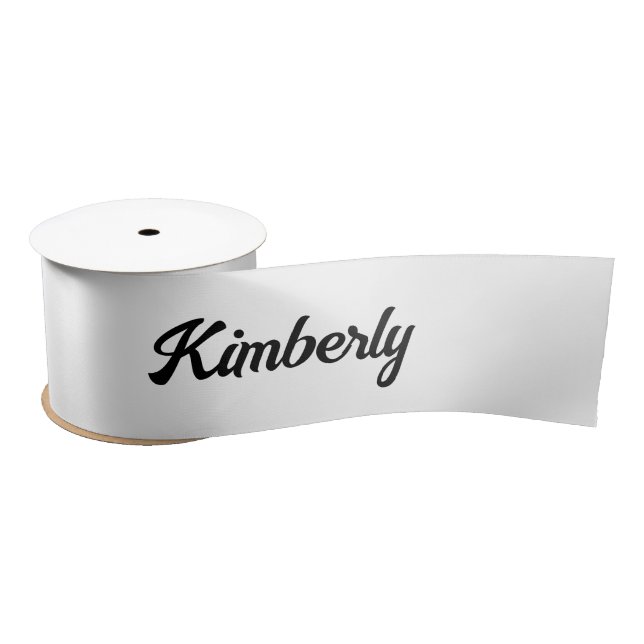 Personalized Script Name School Satin Ribbon (Spool)