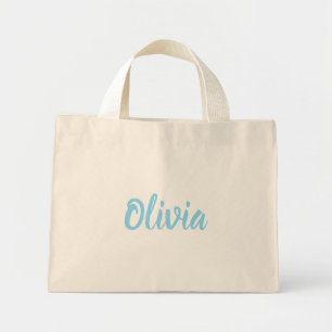 Personalized Script Name Tote Bag