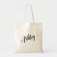 Personalized Script Tote Bag- Ashley