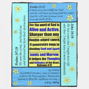 Personalized Scripture Blanket