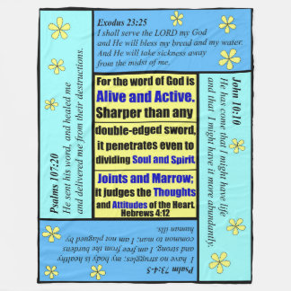 Personalized Scripture Blanket