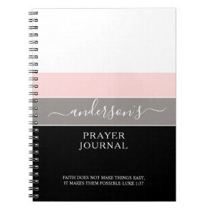 Personalized Scripture Modern Simple Payer Journal