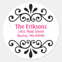 Personalized Scroll Address Labels