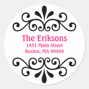 Personalized Scroll Address Labels