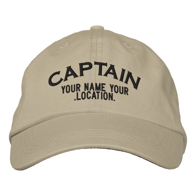 Personalized Sea Captain Hat (Front)