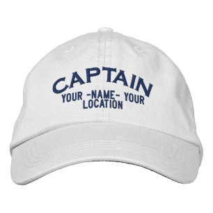 Personalized Sea Captain Hat