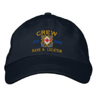 Personalized Sea Crew Nautical Canadian Flag