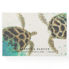 © Personalized Sea Turtle Love Mariage livre d'or