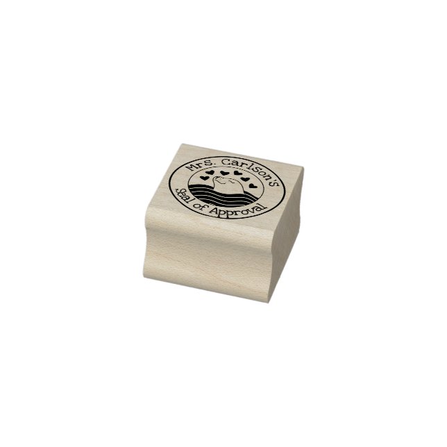 Personalized "Seal of Approval" Rubber Stamp (Stamp)