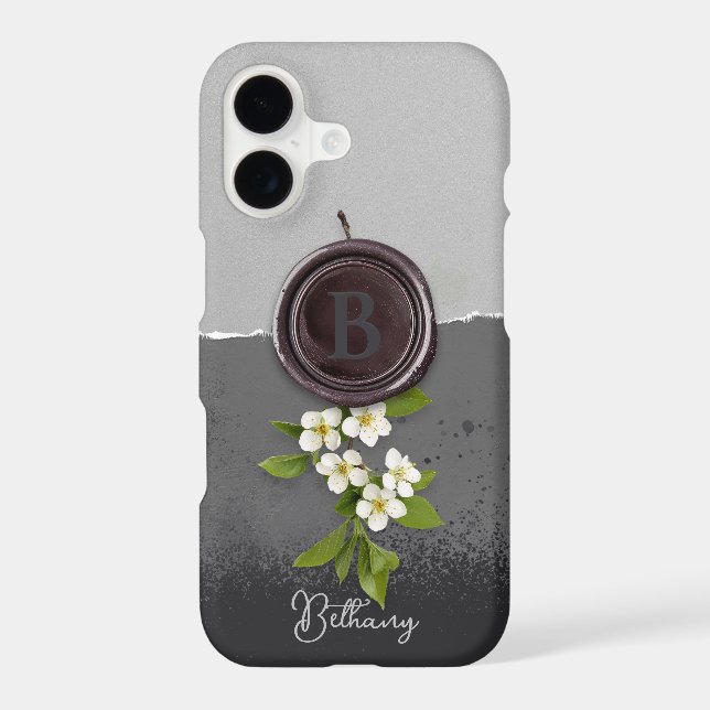 Personalized Sealing Wax Case-Mate iPhone Case (Verso)