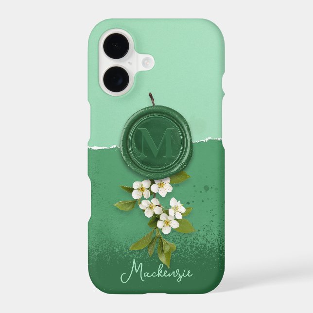 Personalized Sealing Wax Case-Mate iPhone Case (Verso)