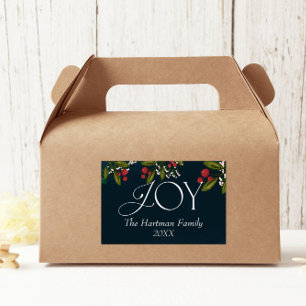 Personalized Season of Joy Family Christmas Sticker