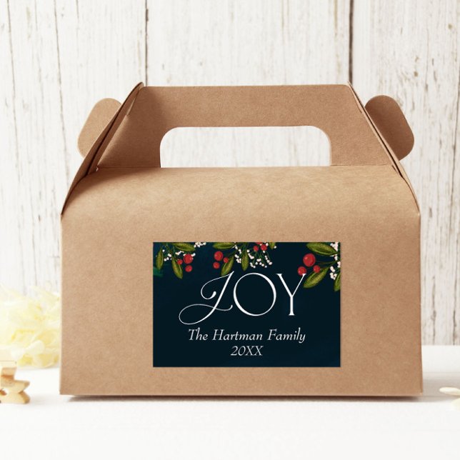 Personalized Season of Joy Family Christmas Sticker (Creator Uploaded)