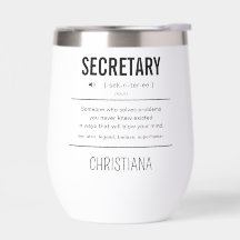 Personalized Secretary Funny