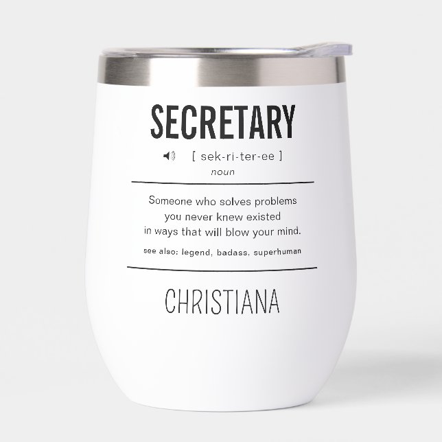 Personalized Secretary Funny (Left)