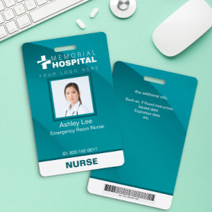 Personalized Security ID Healthcare Facility Badge
