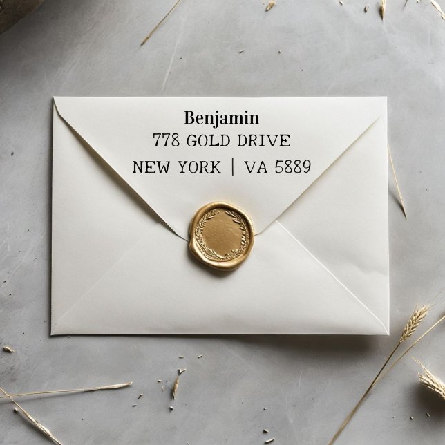 Personalized Self Inking Address Name Stamp (Creator Uploaded)