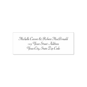 Personalized Self-inking Address Stamp