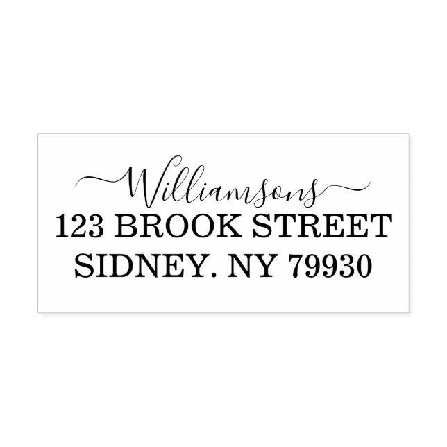 Personalized Self-inking Stamp (Design)