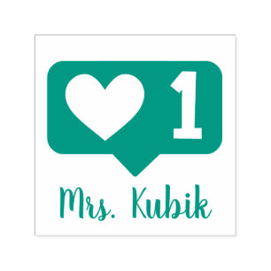 Personalized Self-Inking Teacher Stamp