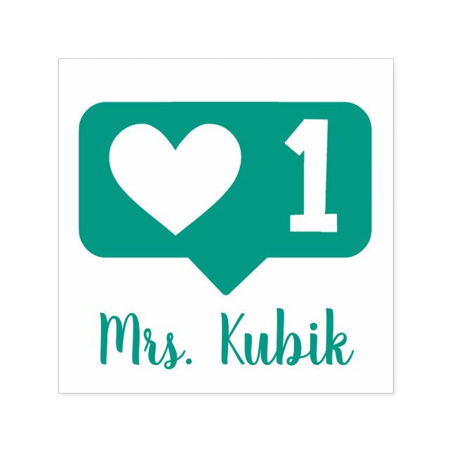 Personalized Self-Inking Teacher Stamp (Design)