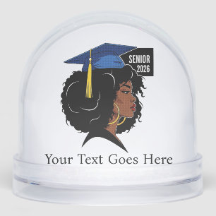Personalized Senior 2026 Graduation Gif Snowglobe