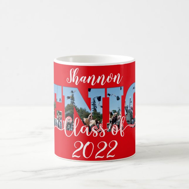 Personalized Senior class picture Coffee Mug (Center)