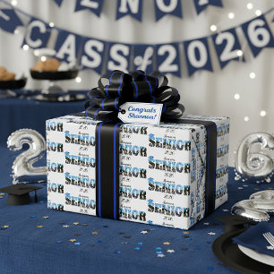 Personalized Senior class picture  Wrapping Paper