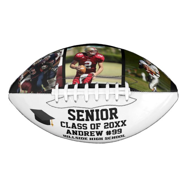 Personalized Senior Night Class Of 2026 Graduation Football (Front)