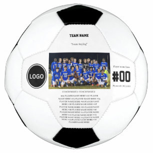 Personalized Senior Night Party Players Keepsake Soccer Ball
