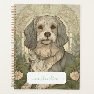 Personalized Serene Dog Planner with Name
