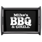 Personalized serving tray for BBQ party