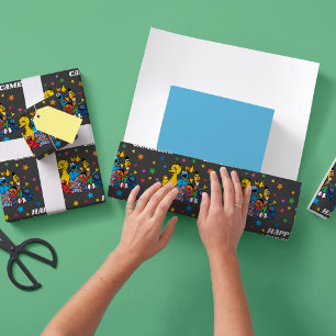 Personalized Sesame Street Pals Birthday Wrapping Paper