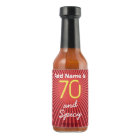 Personalized Seventy and Spicy 70th Birthday