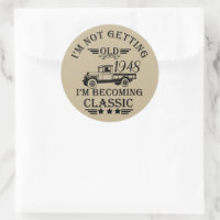 Personalized seventy five vintage 75th birthday